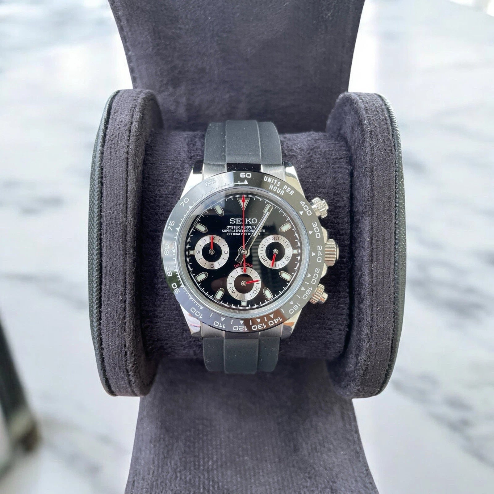 Custom Chrono – 40mm - Movimento Seiko VK63 Mecha-Quartz Japan