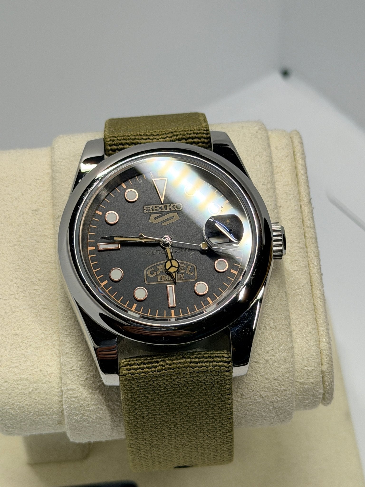 Automatico- 38mm - Cal. Seiko/ Epson YN55 - Expedition Camel Trophy - FARCI PRECISION - Orologeria Italiana