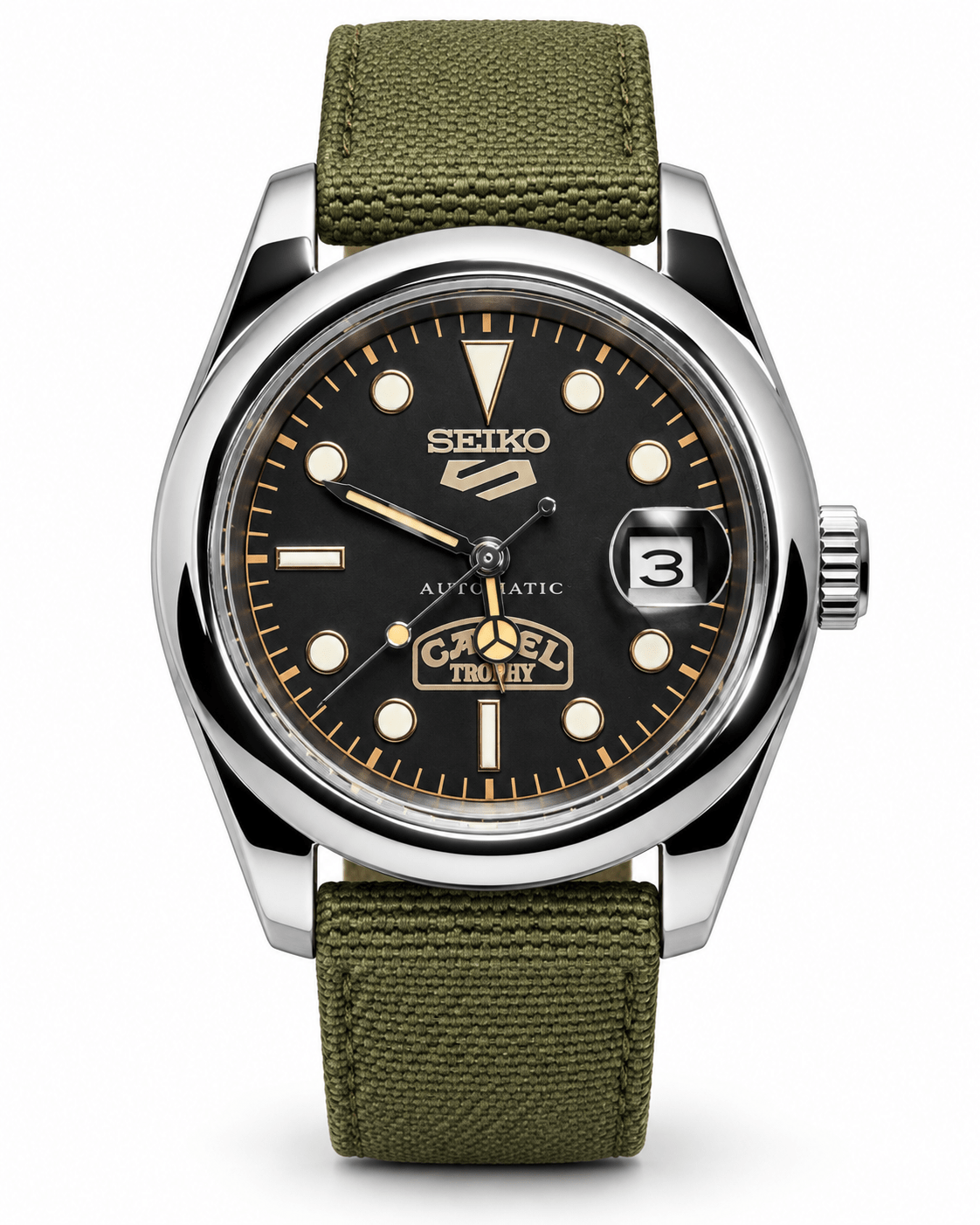 Automatico- 38mm - Cal. Seiko/ Epson YN55 - Expedition Camel Trophy - FARCI PRECISION - Orologeria Italiana