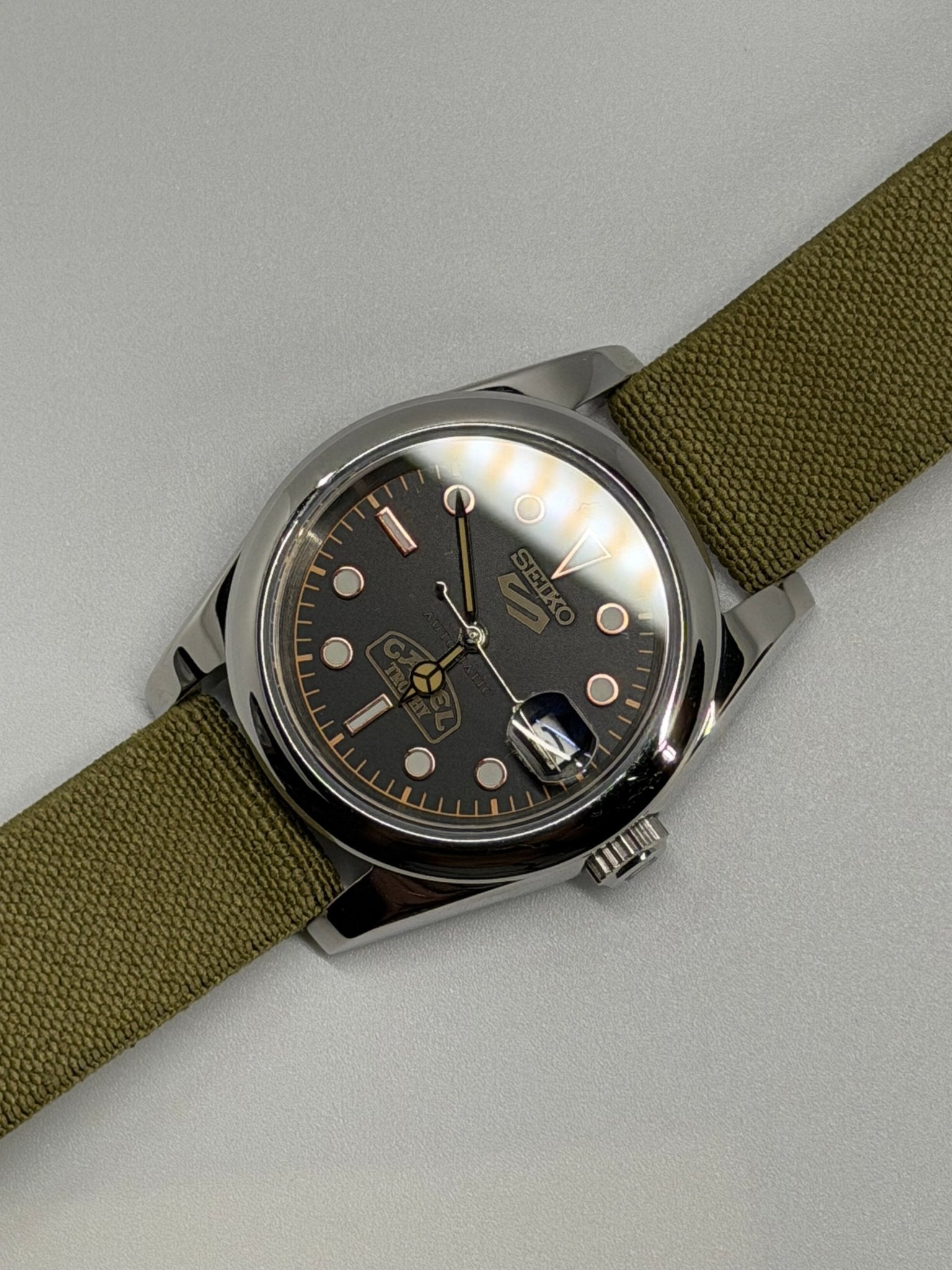 Automatico- 38mm - Cal. Seiko/ Epson YN55 - Expedition Camel Trophy - FARCI PRECISION - Orologeria Italiana