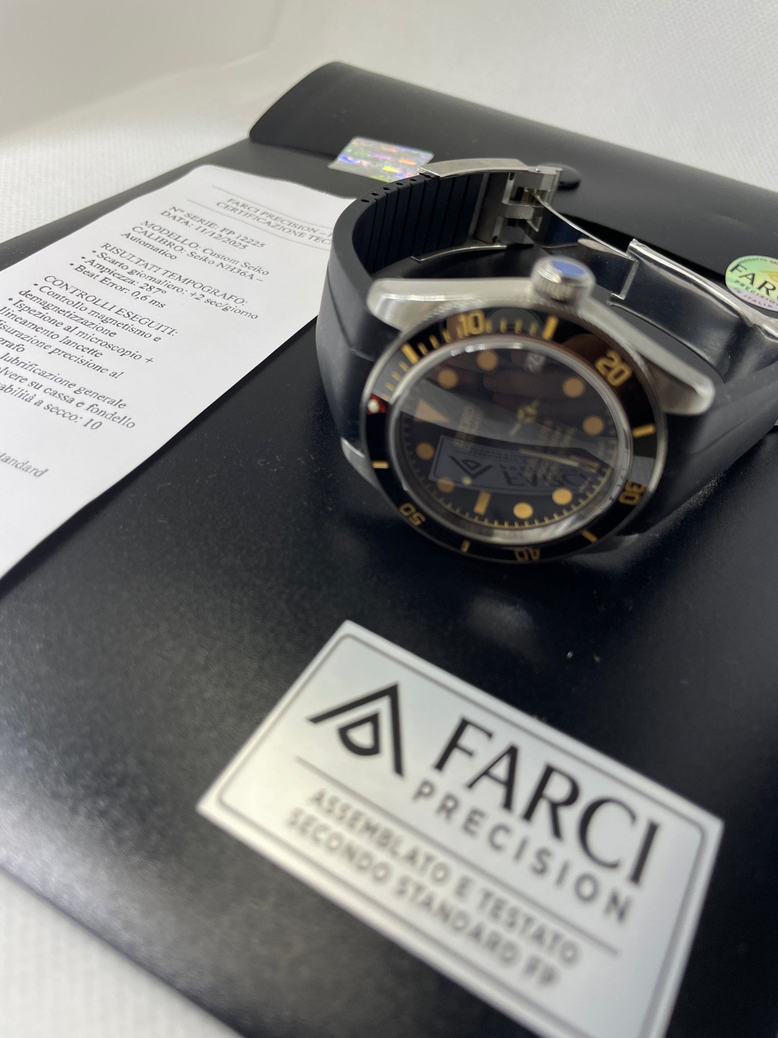 Automatico Custom Scubamaster - 39mm - Calibro Japan Seiko NH35A - FARCI PRECISION - Orologeria Italiana