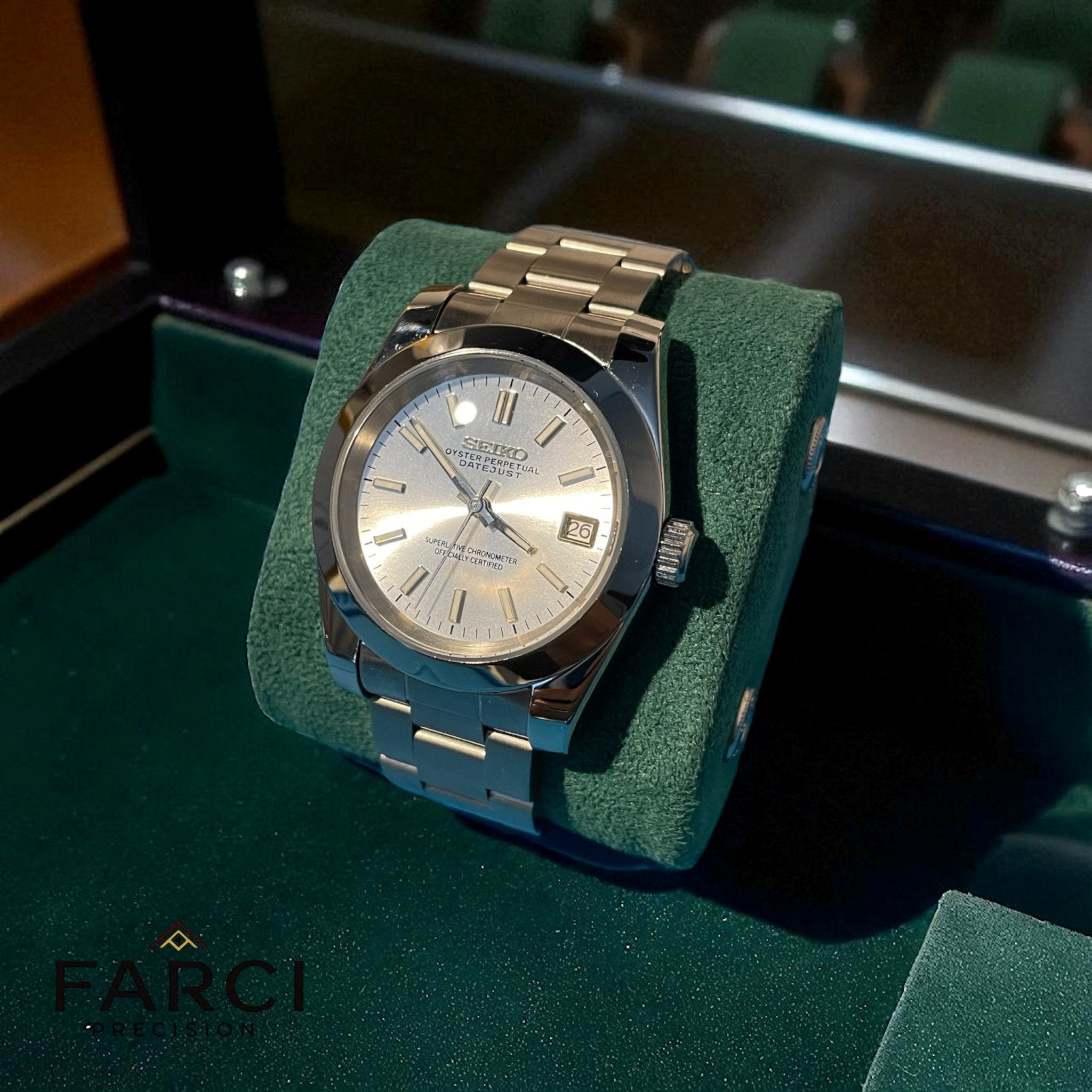 Automatico DATE - 39mm - Cal. Nh35A Seiko - FARCI PRECISION - Orologeria Italiana