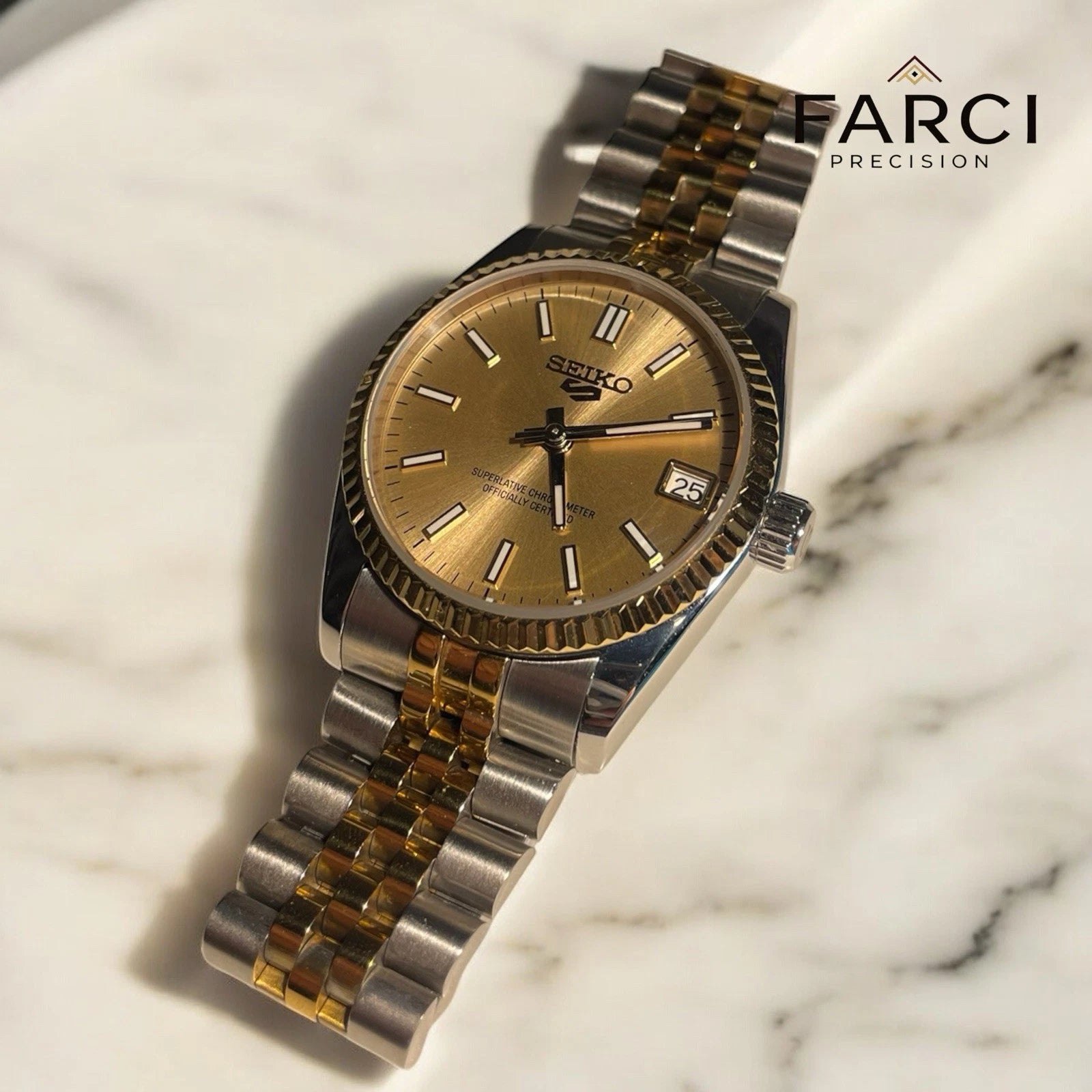 Automatico Date Custom - 36mm - Movimento Seiko NH35A Japan - FARCI PRECISION - Orologeria Italiana