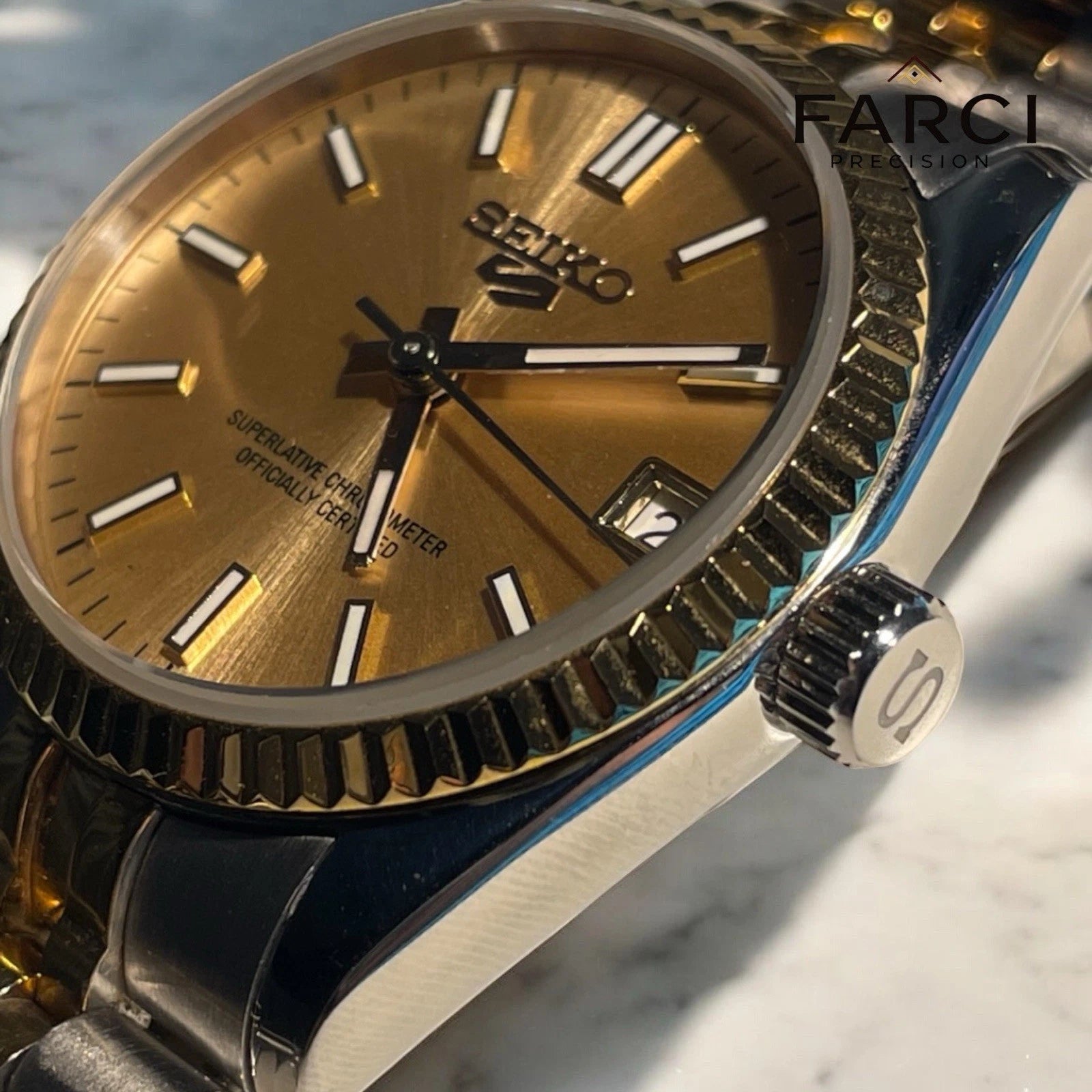 Automatico Date Custom - 36mm - Movimento Seiko NH35A Japan - FARCI PRECISION - Orologeria Italiana