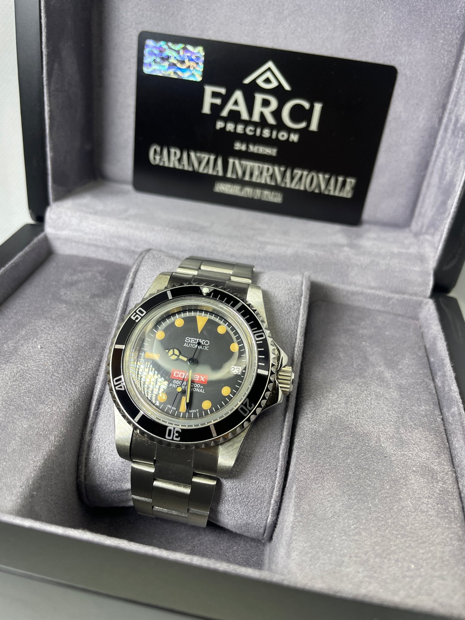 Automatico Diver Custom Vintage - 39mm - Calibro Seiko NH36a Japan - FARCI PRECISION - Orologeria Italiana