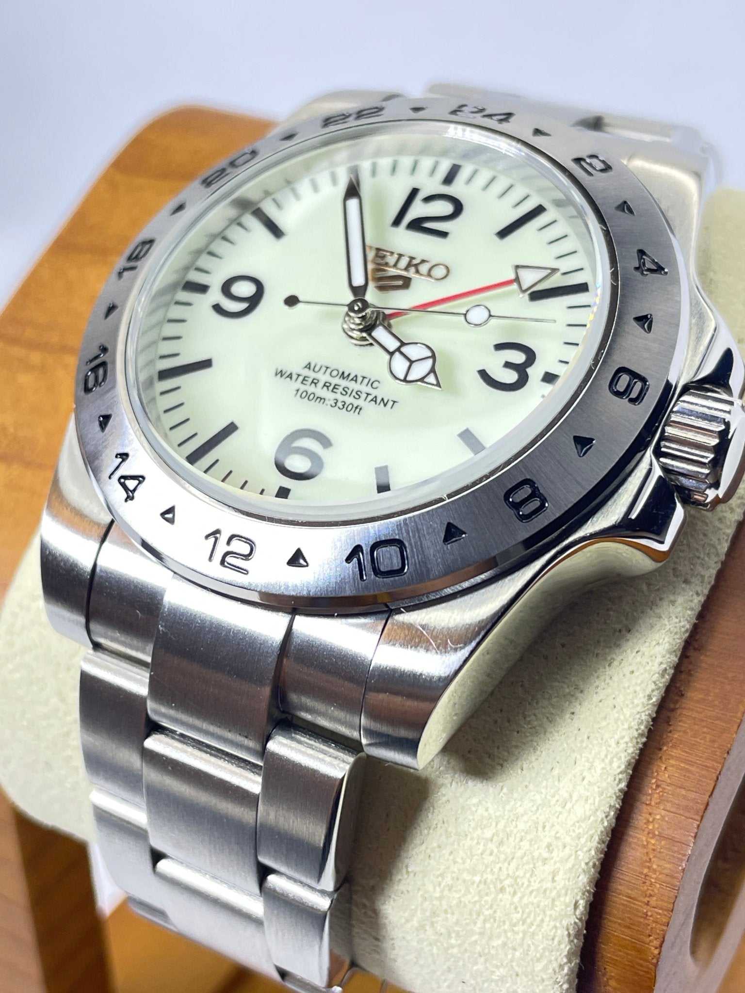 Automatico GMT Explorer - 42mm - Cal. 3804 - FARCI PRECISION - Orologeria Italiana
