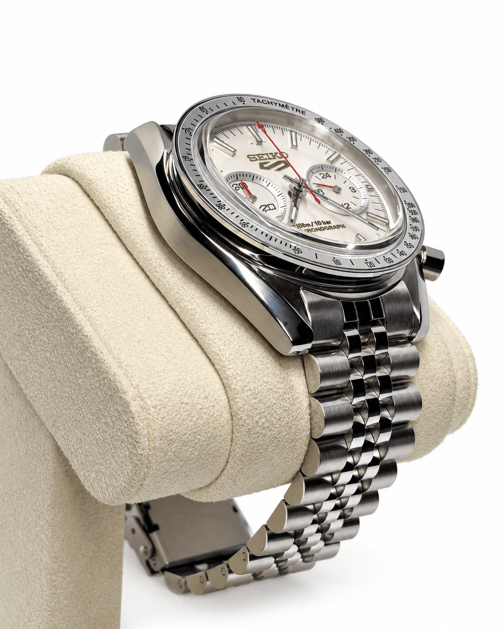 Cronografo 42mm - Mecha-quartz Seiko VK64 - Polar - FARCI PRECISION - Orologeria Italiana