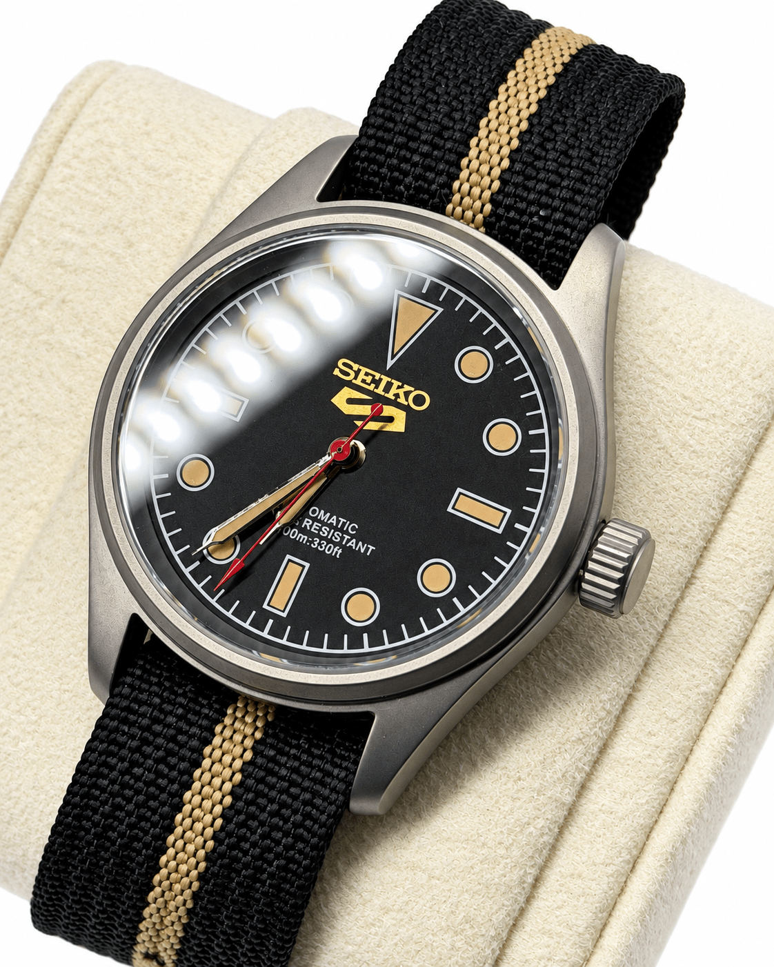 Field 36mm TITANIO - Mov. VH31a SEIKO Quartz - FARCI PRECISION - Orologeria Italiana