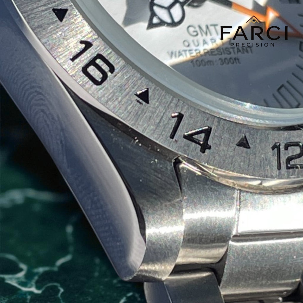 FP 01 GMT - Quarzo Svizzero 39mm - Cal. 515 GMT - FARCI PRECISION - Orologeria Italiana