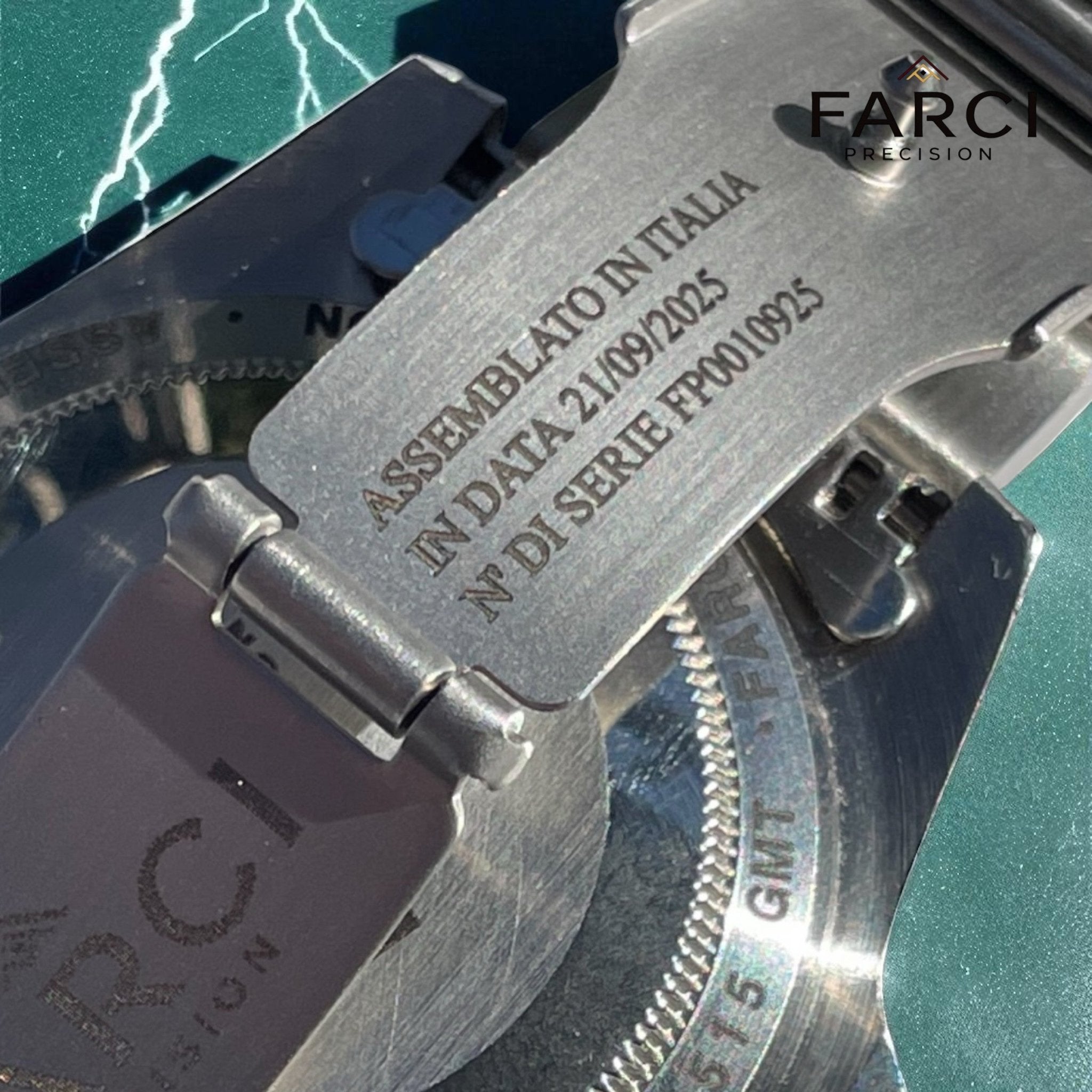 FP 01 GMT - Quarzo Svizzero 39mm - Cal. 515 GMT - FARCI PRECISION - Orologeria Italiana