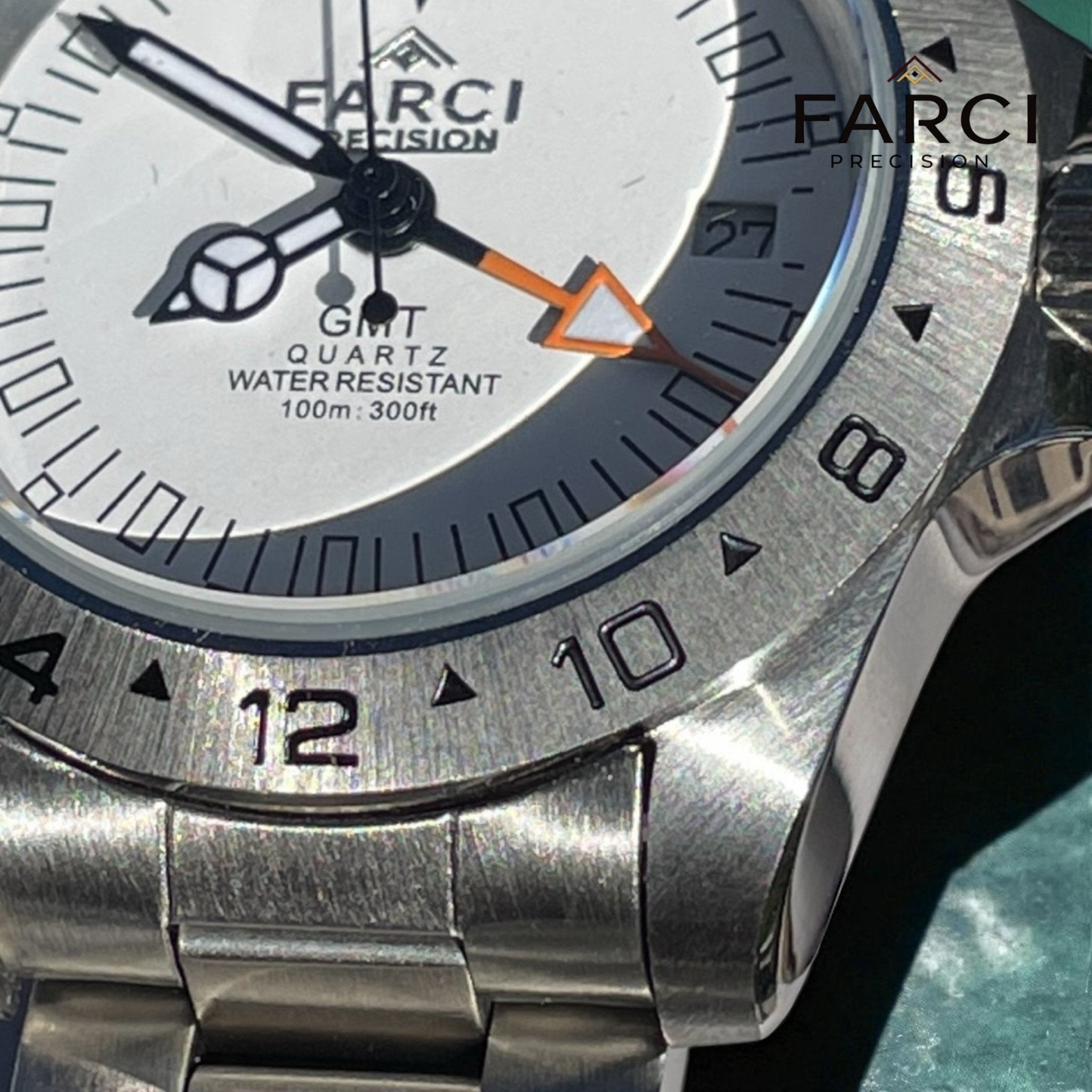 FP 01 GMT - Quarzo Svizzero 39mm - Cal. 515 GMT - FARCI PRECISION - Orologeria Italiana