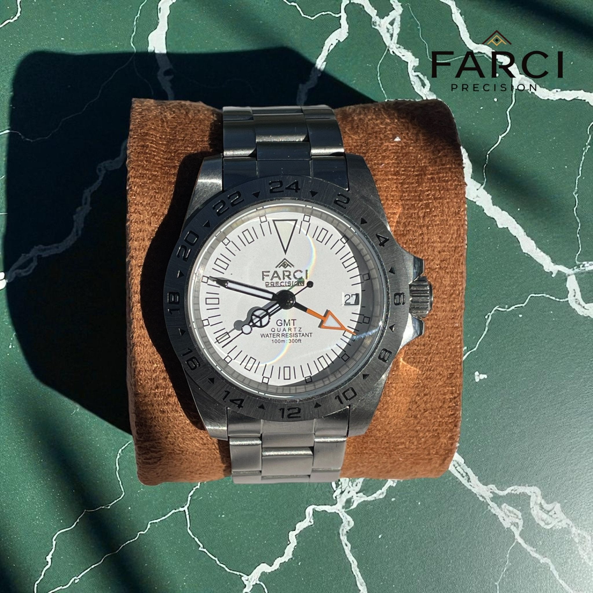 FP 01 GMT - Quarzo Svizzero 39mm - Cal. 515 GMT - FARCI PRECISION - Orologeria Italiana