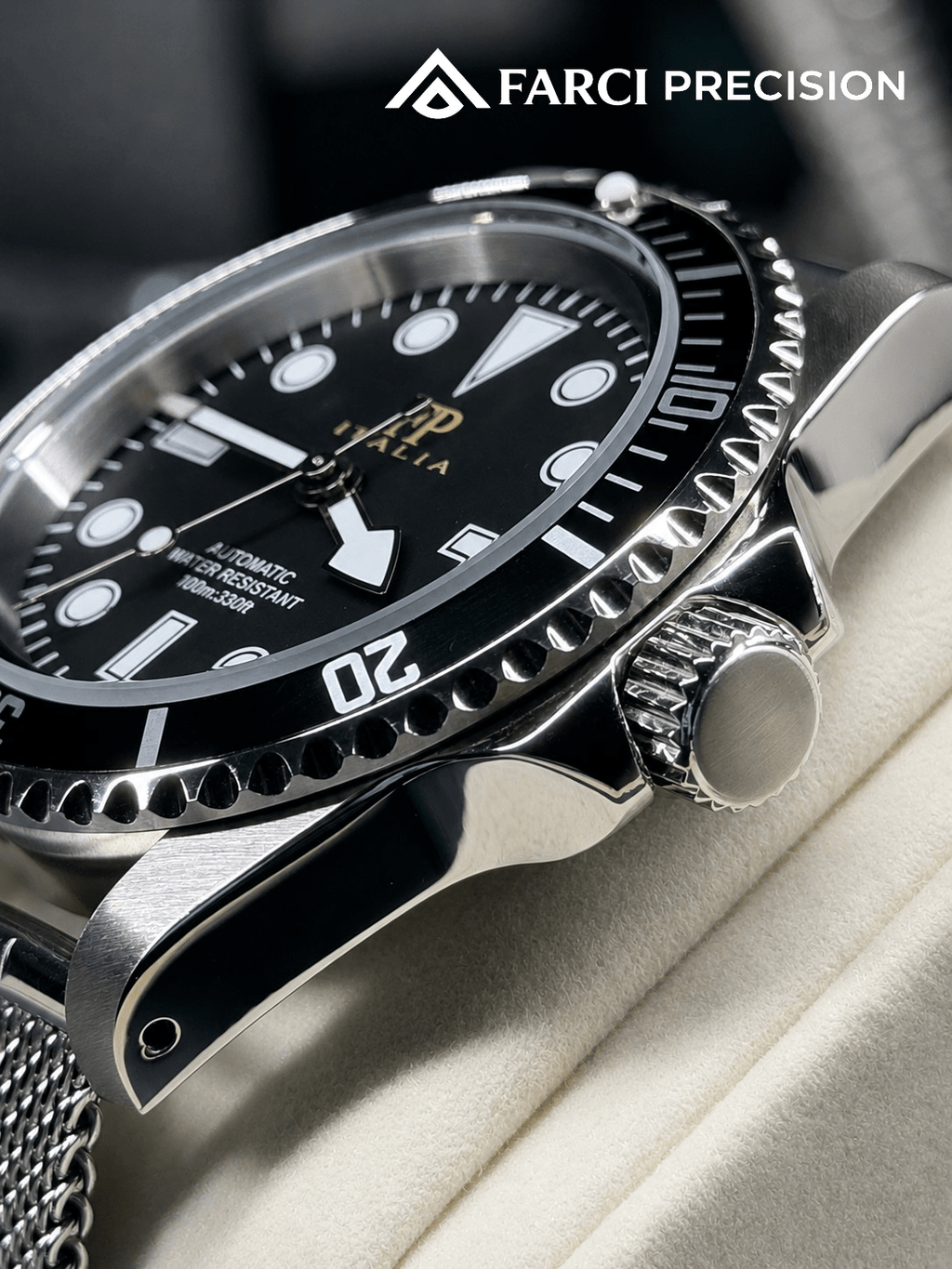 FP AUTOMATIC 70 DIVER - 39mm - Cal. Seiko Epson YN55 - FARCI PRECISION - Orologeria Italiana