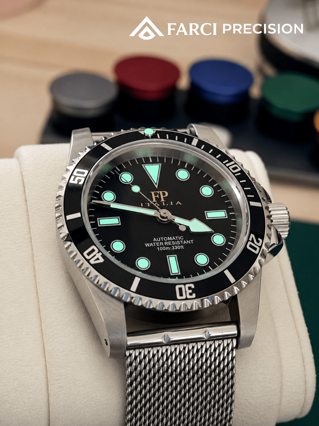 FP AUTOMATIC 70 DIVER - 39mm - Cal. Seiko Epson YN55 - FARCI PRECISION - Orologeria Italiana