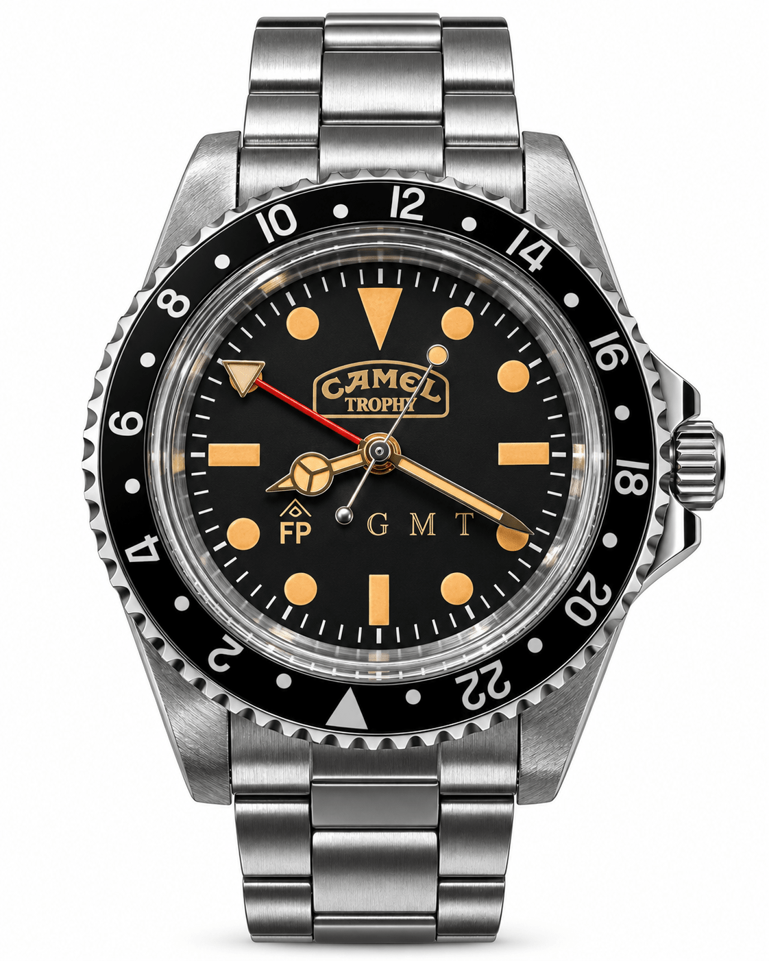 FP DIVER 697 Automatico GMT - CAL. NH34a Seiko - 39mm - Camel Trophy - FARCI PRECISION - Orologeria Italiana