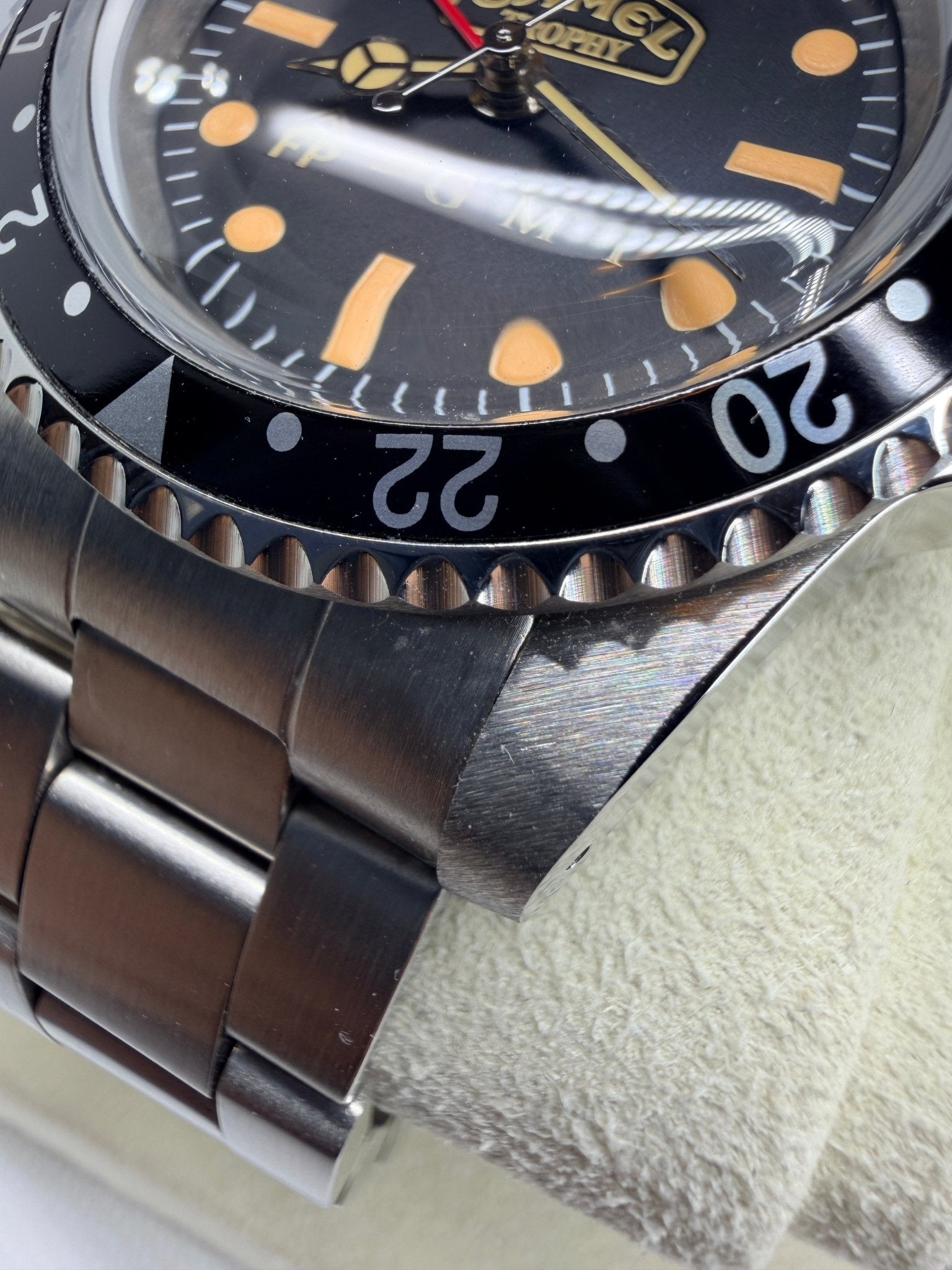 FP DIVER 697 Automatico GMT - CAL. NH34a Seiko - 39mm - Camel Trophy - FARCI PRECISION - Orologeria Italiana