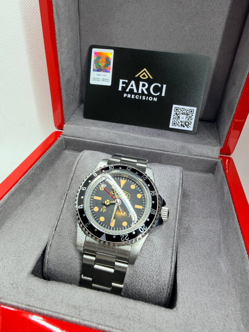 FP DIVER 697 Automatico GMT - CAL. NH34a Seiko - 39mm - Camel Trophy - FARCI PRECISION - Orologeria Italiana