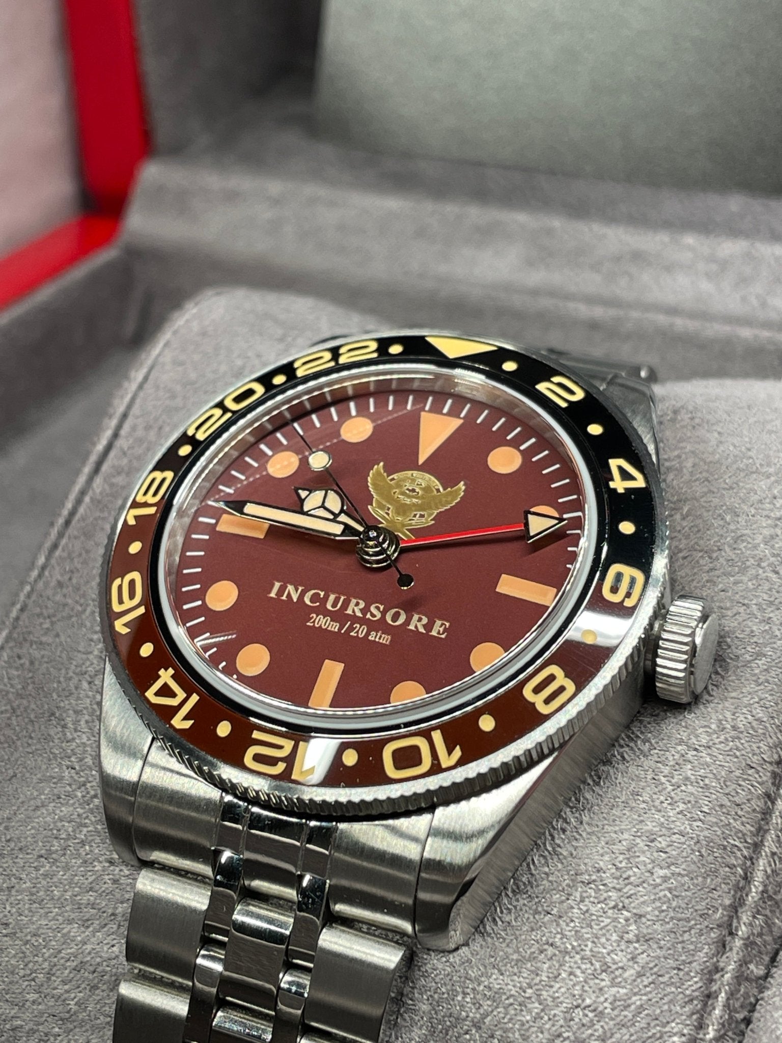 FP INCURSORE - Automatico GMT - 39mm - FARCI PRECISION - Orologeria Italiana