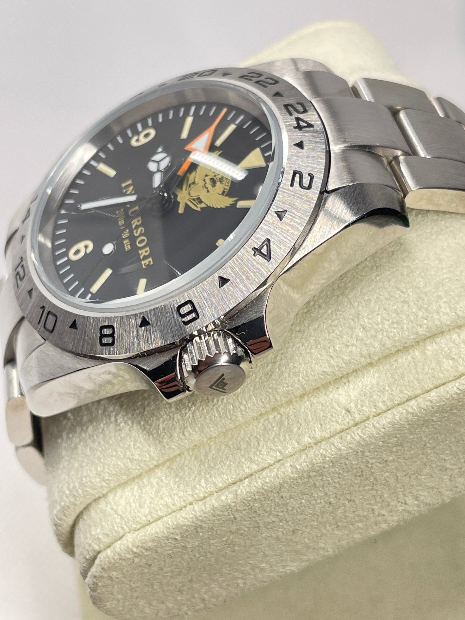 FP INCURSORE GMT - 39MM - FARCI PRECISION - Orologeria Italiana