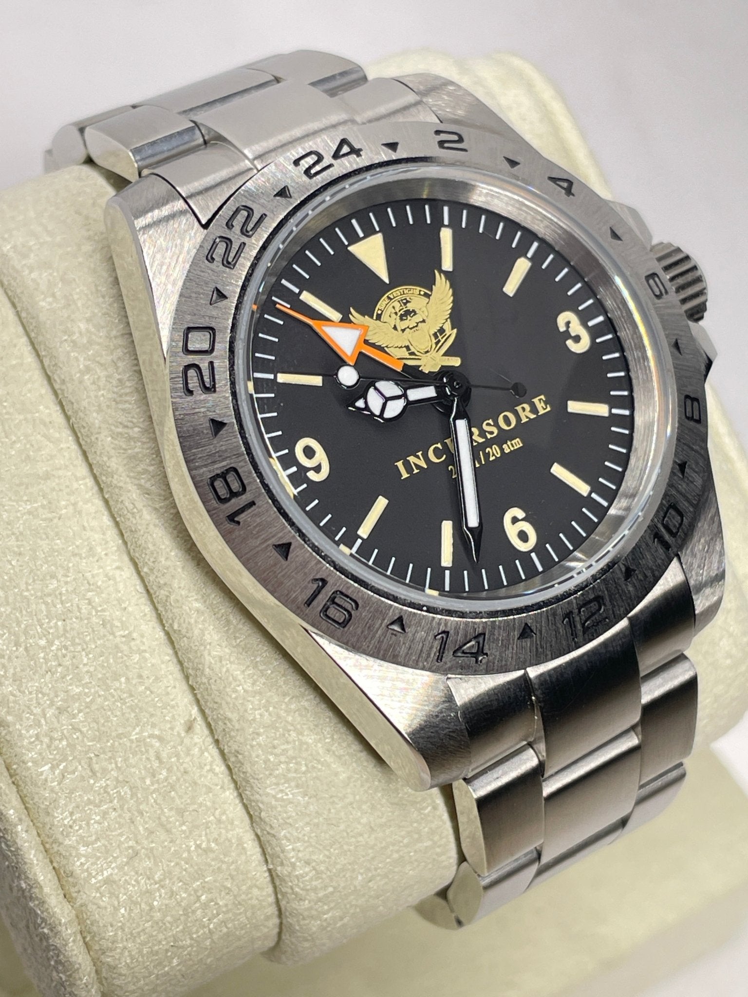 FP INCURSORE GMT - 39MM - FARCI PRECISION - Orologeria Italiana