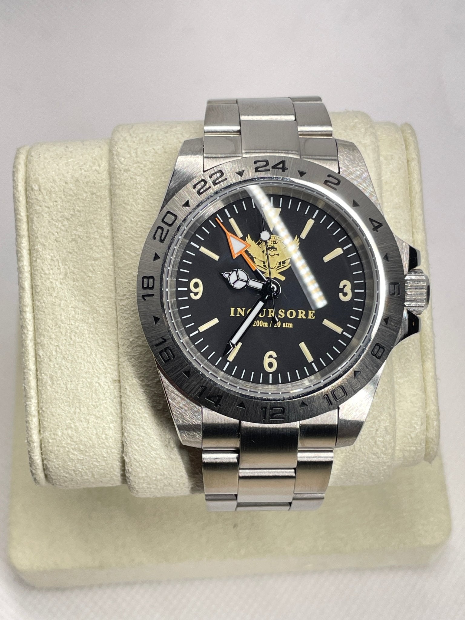 FP INCURSORE GMT - 39MM - FARCI PRECISION - Orologeria Italiana