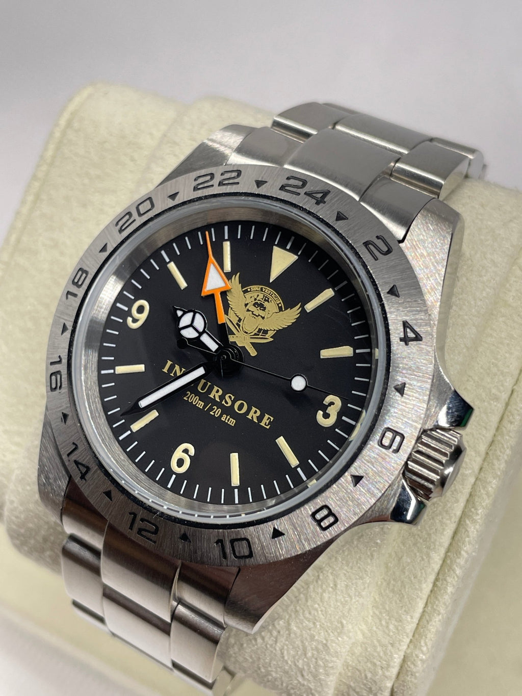 FP INCURSORE GMT - 39MM - FARCI PRECISION - Orologeria Italiana