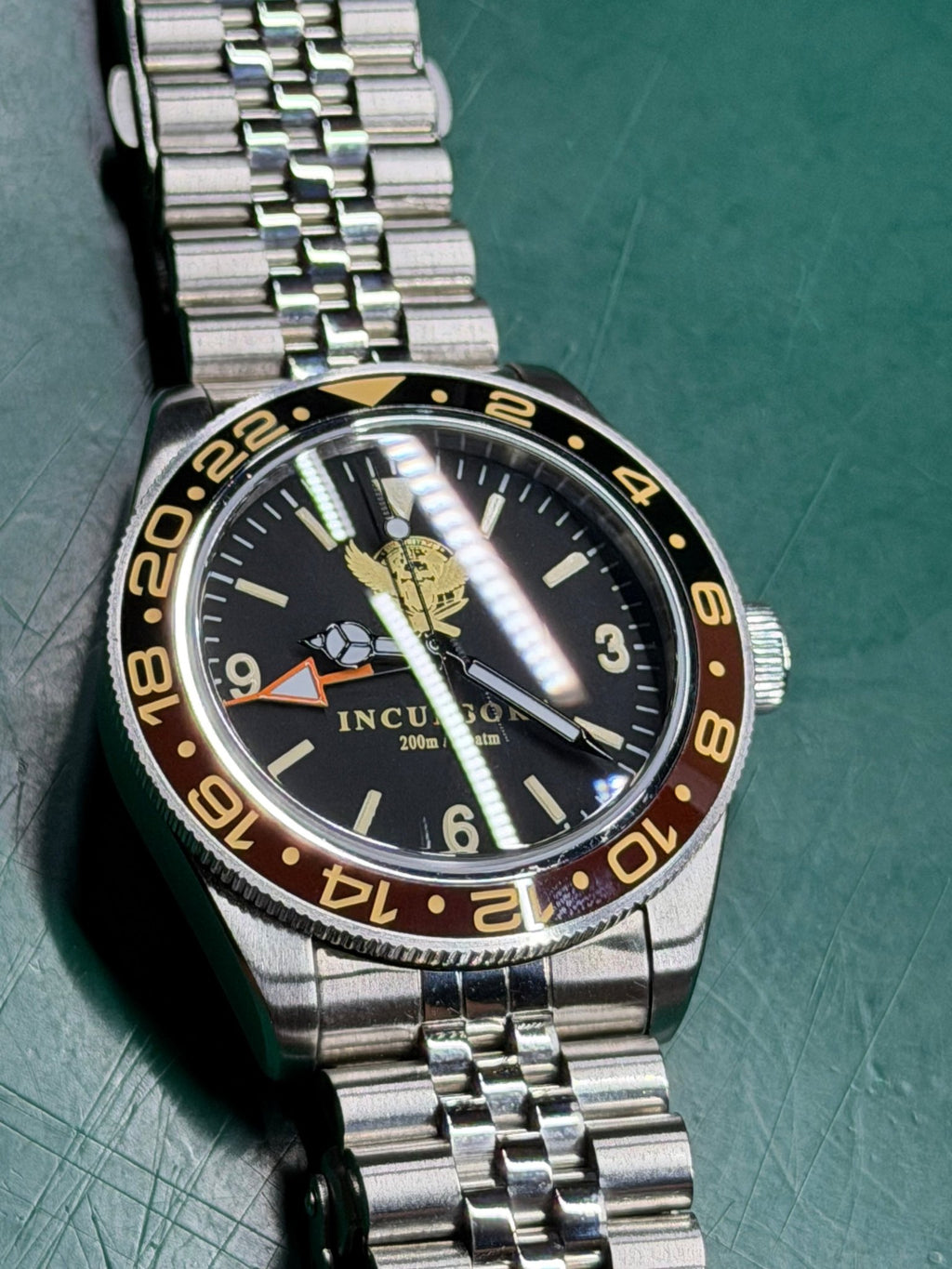 FP Incursore GMT 39mm - Ronda Swiss - Zaffiro Ceramica 200M - FARCI PRECISION - Orologeria Italiana