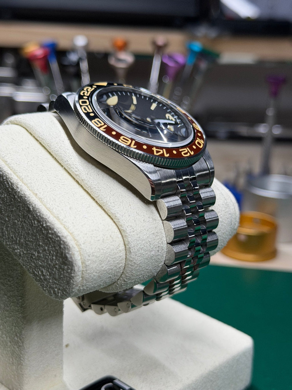 FP Incursore GMT 39mm - Ronda Swiss - Zaffiro Ceramica 200M - FARCI PRECISION - Orologeria Italiana