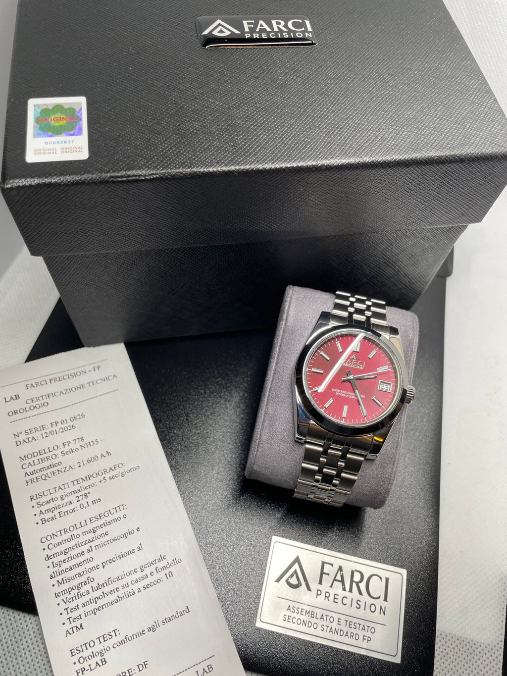 FP MODELLO 778 - 36mm - Automatico Calibro Seiko Nh35A - FARCI PRECISION - Orologeria Italiana