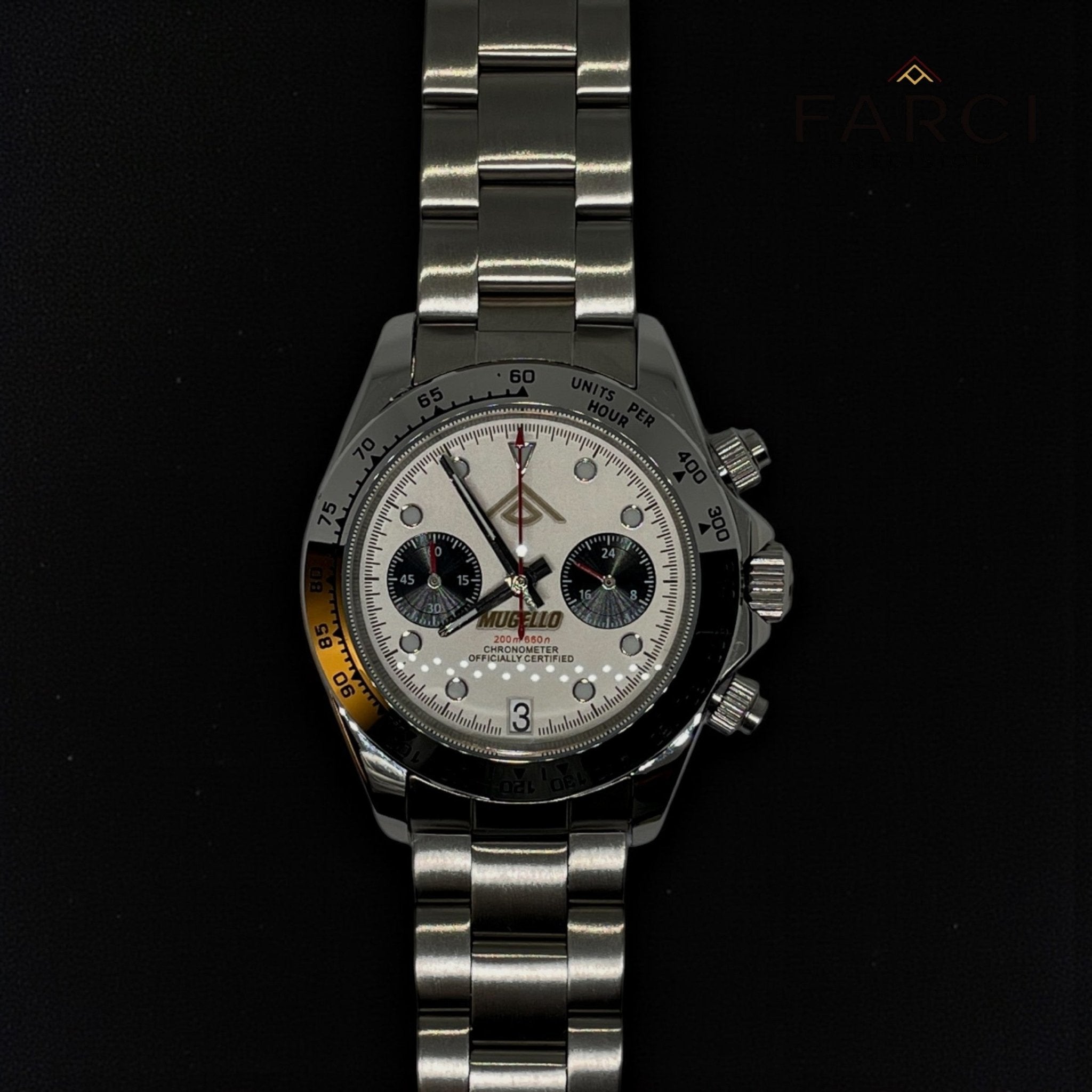 FP MUGELLO Cronografo - Mecha - quartz 40mm - Cal. Vk64 Seiko - FARCI PRECISION - Orologeria Italiana