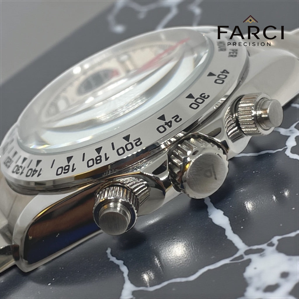 FP MUGELLO Cronografo - Mecha - quartz 40mm - Cal. Vk64 Seiko - FARCI PRECISION - Orologeria Italiana