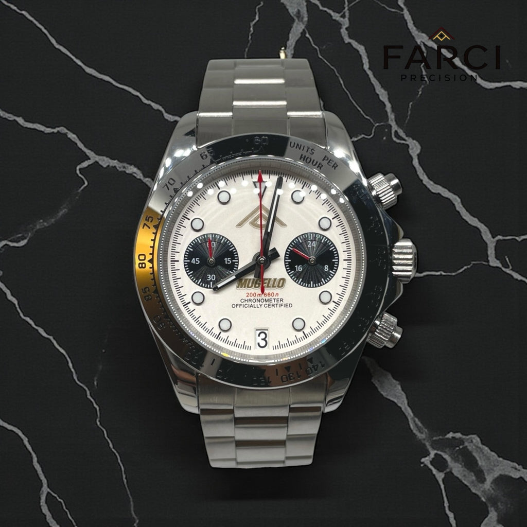 FP MUGELLO Cronografo - Mecha - quartz 40mm - Cal. Vk64 Seiko - FARCI PRECISION - Orologeria Italiana