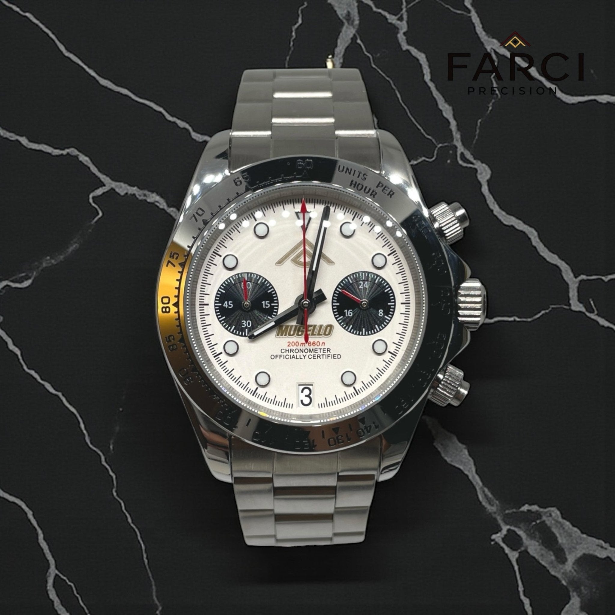 FP MUGELLO Cronografo - Mecha - quartz 40mm - Cal. Vk64 Seiko - FARCI PRECISION - Orologeria Italiana