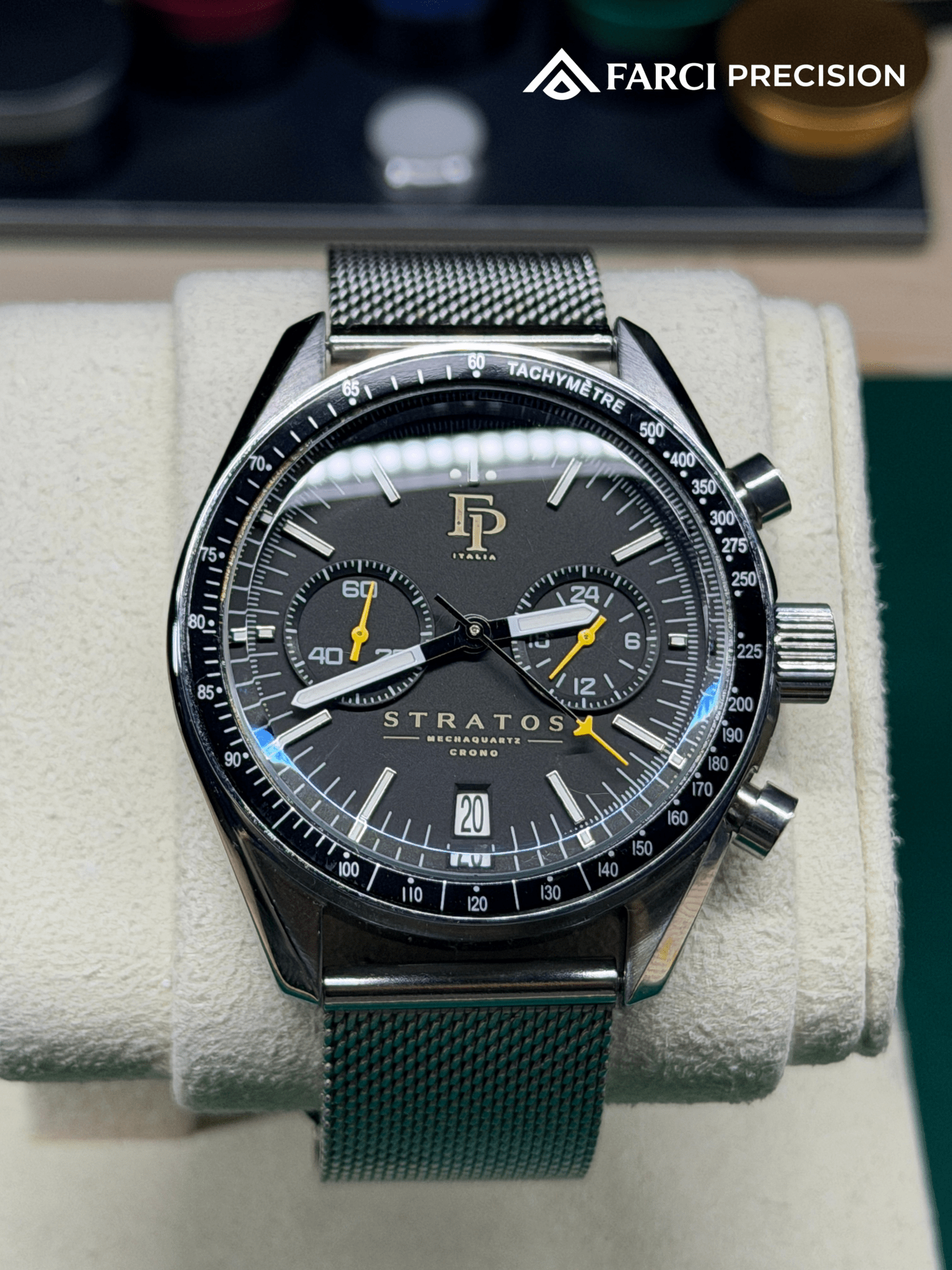 FP STRATOS CRONO - 41mm - Cal. VK64 Seiko Japan Mechaquartz - FARCI PRECISION - Orologeria Italiana